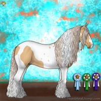 Horse Color:Palomino Dun Tobiano 