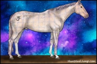 Horse Color:Watercolor Plaid Silver Brown Ice Dun