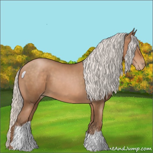 Horse Color:Silver Brown Pearl