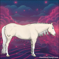 Horse Color:Silver Perlino Roan Splash 