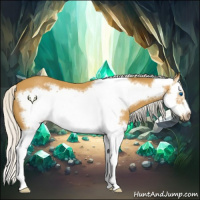 Horse Color:Silver Buckskin Splash Frame 