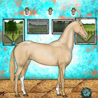 Horse Color:Red Roan Pearl 
