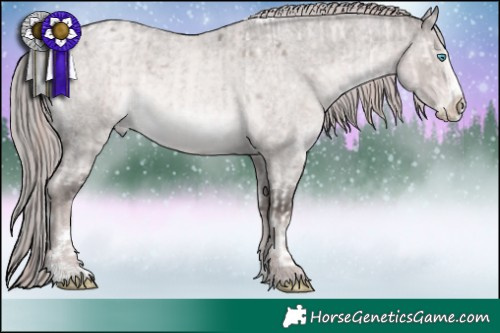 Horse Color:Platinum Buckskin Pearl Splash Tobiano  and Platinum Chocolate Palomino Roan Dun Splash 