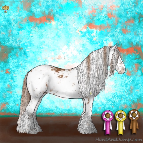 Horse Color:Chestnut Sabino 