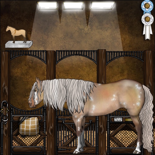 Horse Color:White Spotted Silver Brown Dun Tobiano Rabicano