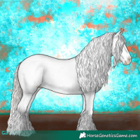 Horse Color:White Spotted Silver Buckskin Near Fewspot