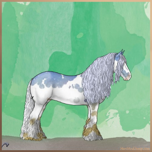 Horse Color:White Spotted Silver Smoky Creme Chinchilla Splash 