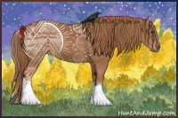Horse Color:White Spotted Chestnut Tobiano 
