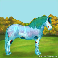 Horse Color:Thunderstruck Watercolor Buckskin Ice Dun Splash 