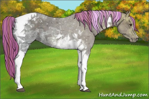 Horse Color:Painted Liver Chestnut Ice Tobiano 