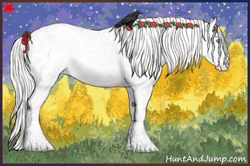 Horse Color:Cremello Roan Dun Splash Frame Varnish