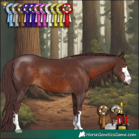 Horse Color:Chocolate Brown