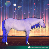 Horse Color:Watercolor Bay Dun 