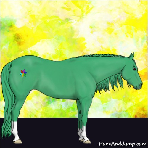 Horse Color:Watercolor Black 