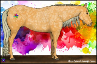 Horse Color:Watercolor Liver Chestnut Ice Rabicano