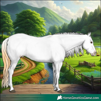 Horse Color:White Spotted Buckskin Dun Appaloosa 
