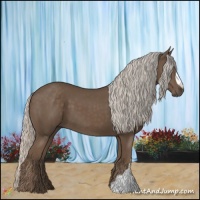 Horse Color:Silver Black 