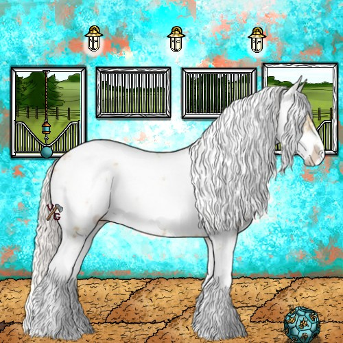 Horse Color:Silver Buckskin Pearl Sabino Rabicano
