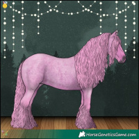 Horse Color:Gray Watercolor Bay Roan 