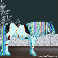 Horse Color:Painted Thunderstruck Chocolate Palomino Ice Dun Tobiano Appaloosa Rabicano 