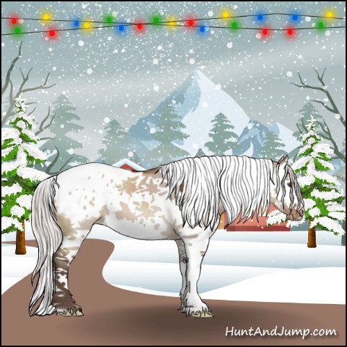 Horse Color:Silver Brown Dun Mushroom Splash Tobiano Appaloosa 