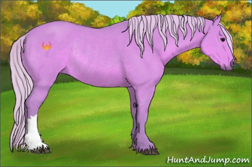 Horse Color:Watercolor Silver Grullo Rabicano