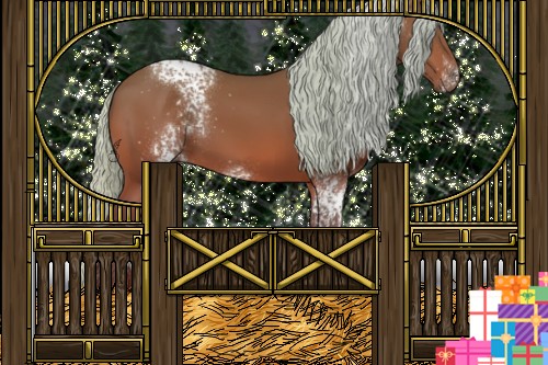 Horse Color:White Spotted Silver Bay 