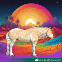 Horse Color:Chestnut Splash Tobiano  and Palomino Splash Tobiano 