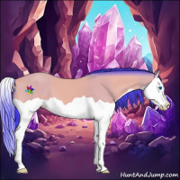 Horse Color:Watercolor Buckskin Splash 