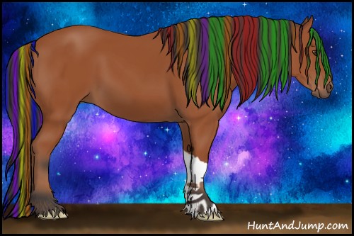 Horse Color:Painted Bay 