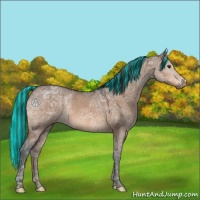 Horse Color:Painted Brown Ice Dun 