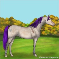 Horse Color:Painted Brown Ice Dun