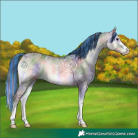 Horse Color:Painted Nacre Brown Ice Onyx Mushroom 