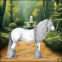 Horse Color:Grullo Sabino Splash Frame Blanket 