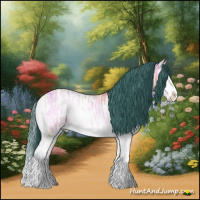 Horse Color:Watercolor Bay Ice Roan Onyx Splash