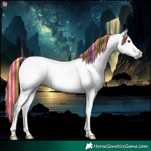 Horse Color:Gray Painted Chestnut
