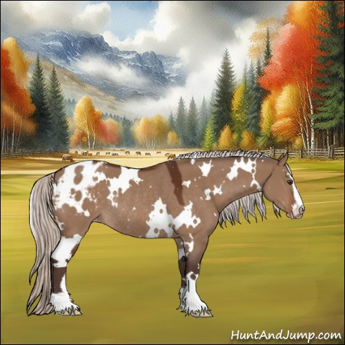 Horse Color:White Spotted Silver Brown Dun Sabino Appaloosa Rabicano 