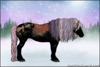 Horse Color:Void Painted White Spotted Silver Bay Dun Sabino Blanket Rabicano