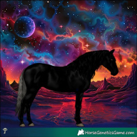 Horse Color:Void Liver Red Dun Mushroom Sabino Appaloosa 