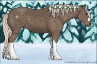 Horse Color:Silver Black 