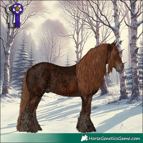 Horse Color:Chestnut Ice Rabicano 