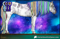 Horse Color:Gray Platinum Painted Liver Red Onyx Chinchilla Ice Roan Snowdrop Pearl Mushroom Splash Tobiano Appaloosa 