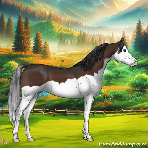 Horse Color:Brown Splash 