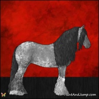 Horse Color:Blue Ice Roan Tobiano  and Blue Ice Roan Tobiano 