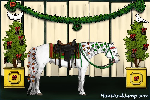 Horse Color:Gray Silver Grullo Ice Splash Tobiano Blanket and Bay Ice Sabino Frame
