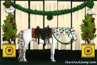 Horse Color:Gray Silver Grullo Ice Splash Tobiano Blanket and Bay Ice Sabino Frame