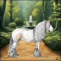 Horse Color:Bay Dun Splash Tobiano Rabicano 