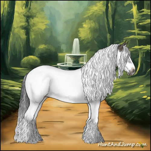 Horse Color:Grullo Splash Tobiano Frame Rabicano