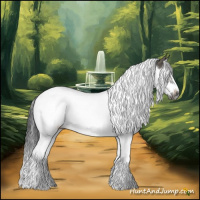 Horse Color:Grullo Splash Tobiano Frame Rabicano