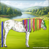 Horse Color:Painted White Spotted Liver Red Dun Pearl Appaloosa Rabicano